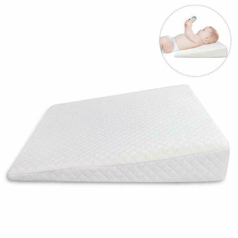 PUDCOCO Hot Newborn Baby Sleep Pillow Anti Baby Spit Milk Crib Cot Sleep Positioning Wedge Anti-Reflux Cushion Cotton Pad Mat